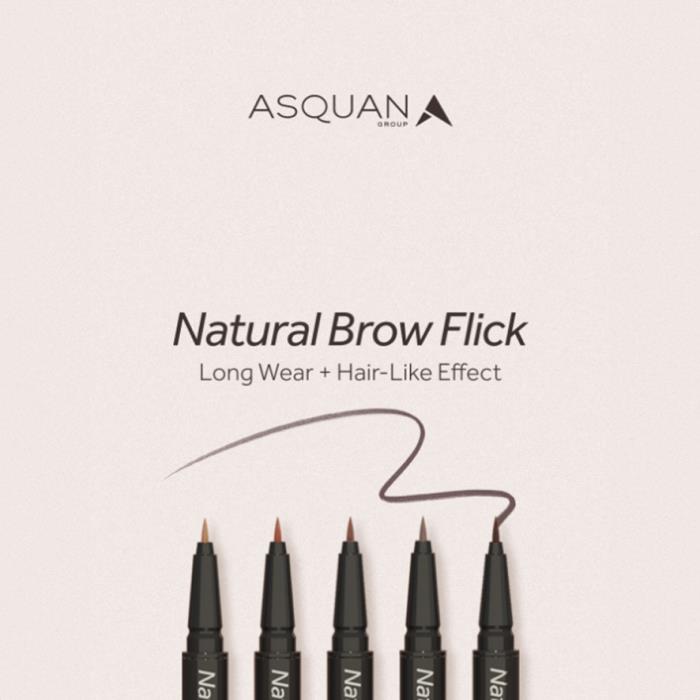 Meet Asquan's Natural Brow Flick: Long Wear + Hair-Like Effect